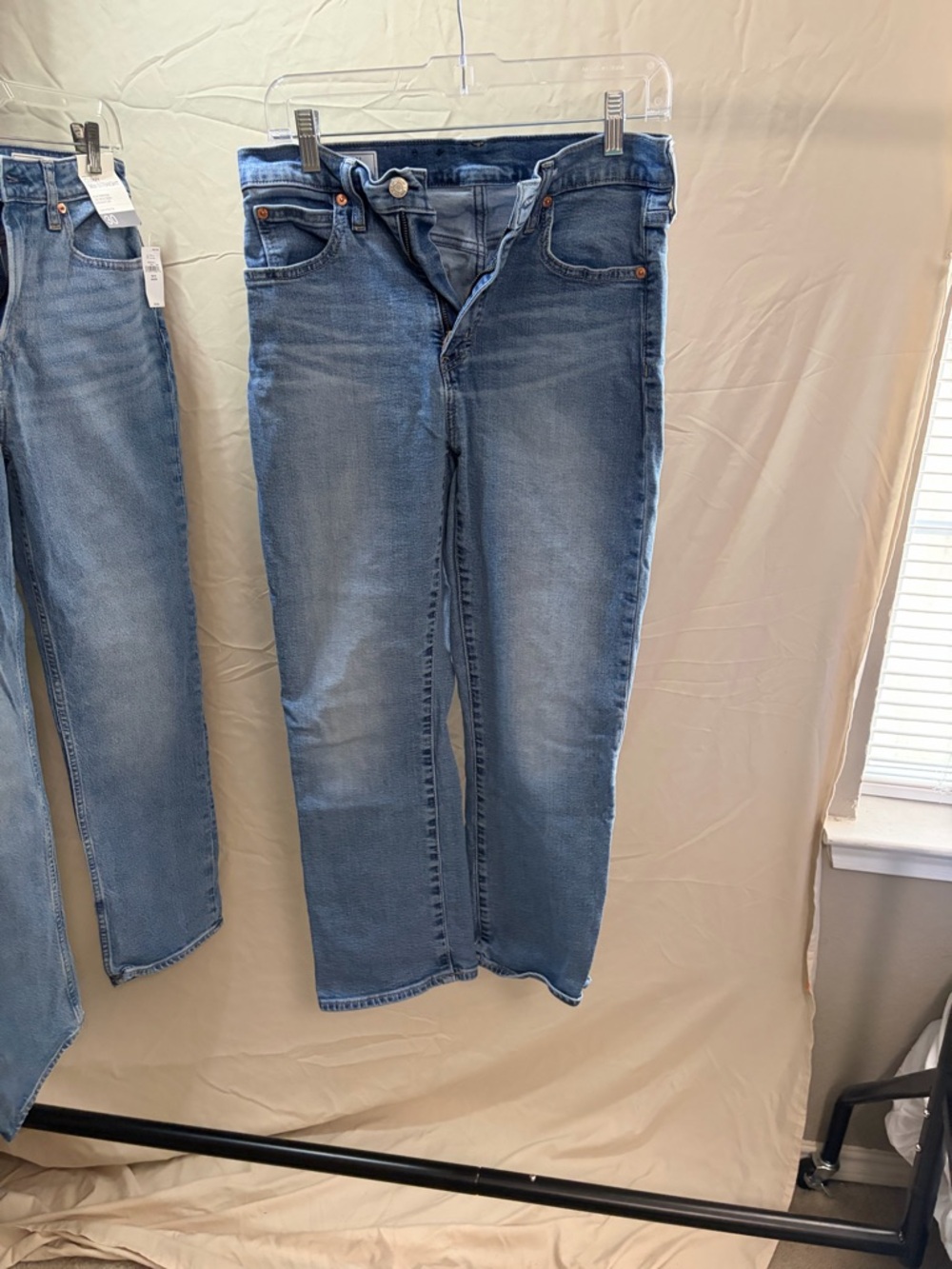 Gap  High rise kick fit jeans. Regular